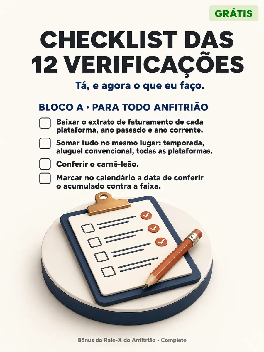 Capa do Checklist das 12 Verificações